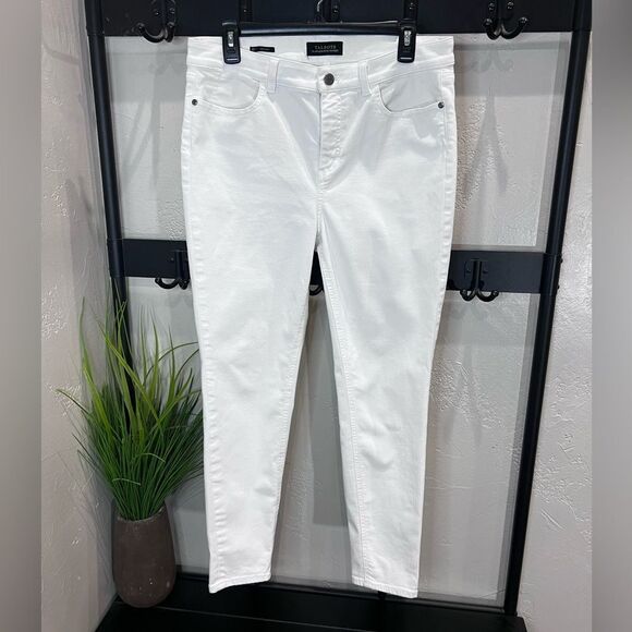 Talbots flawless five pocket jegging white denim size 10 - Picture 5 of 16